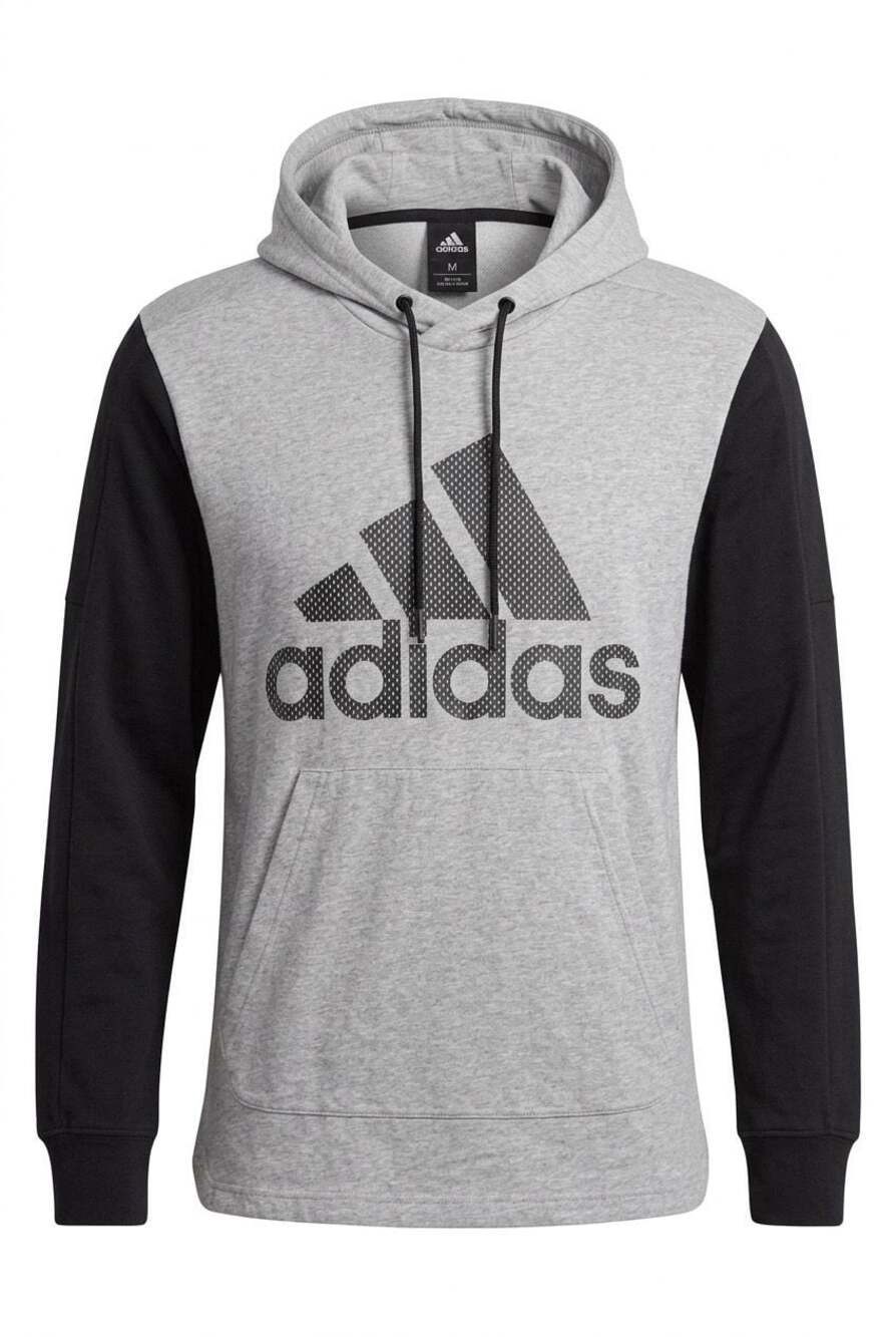 Adidas Colorblock Logo Hoodie Size L #591